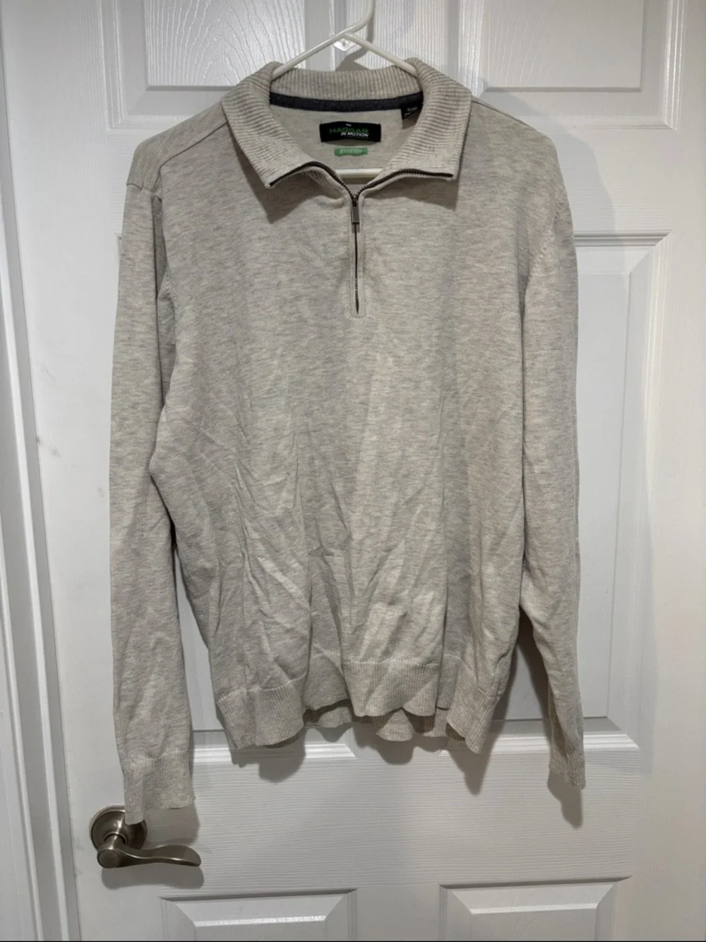 HAGGER IN MOTION Quarter-Zip Sweater